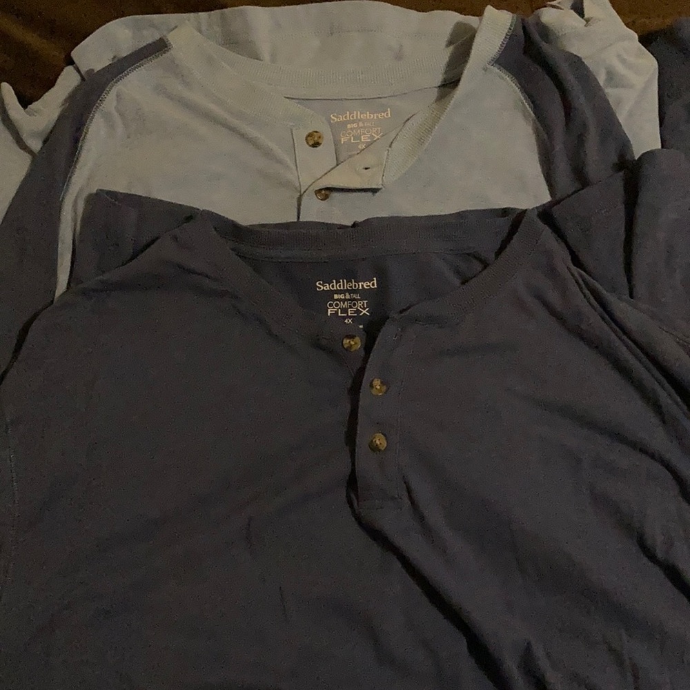 Two long sleeve men saddlebred shirt